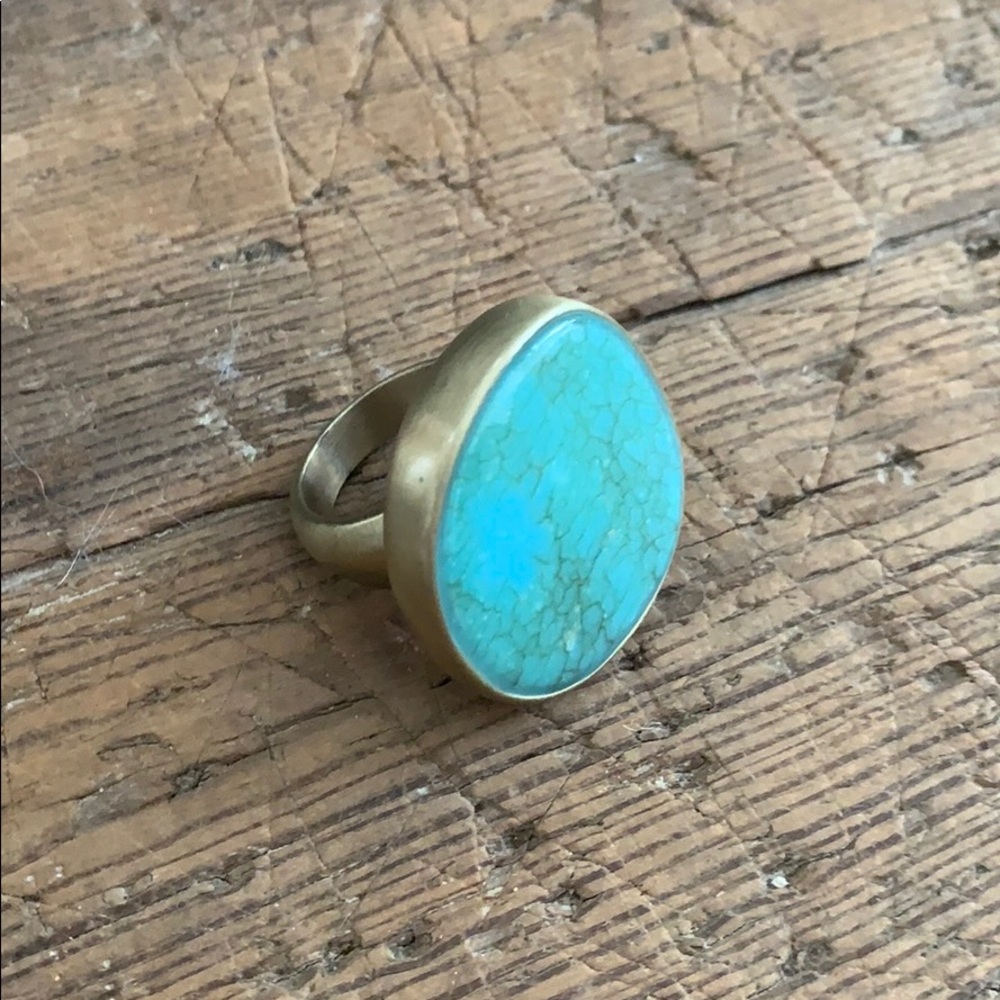 Chico’s Faux Turquoise Statement Ring